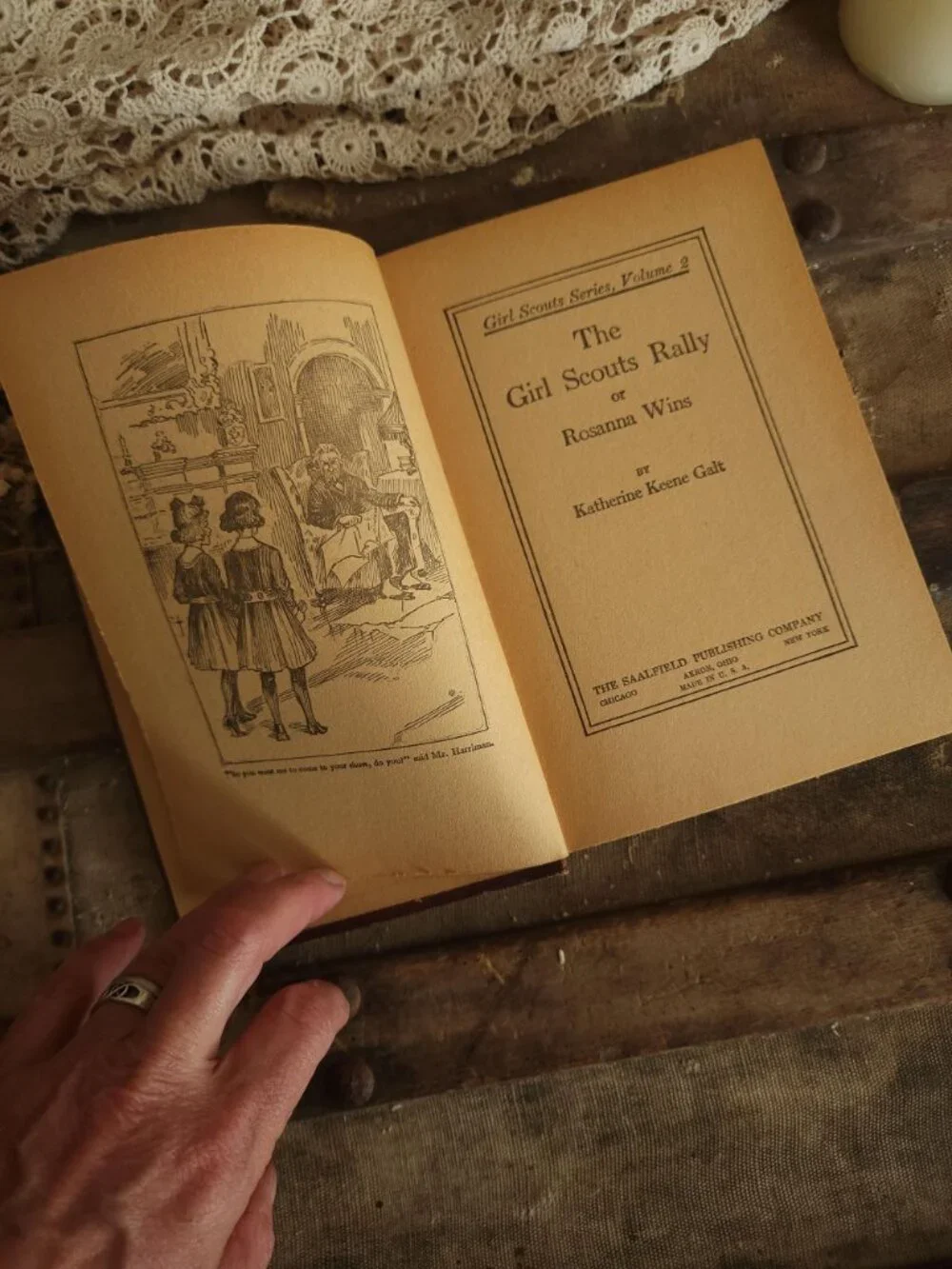 Vintage 1920s Book, 